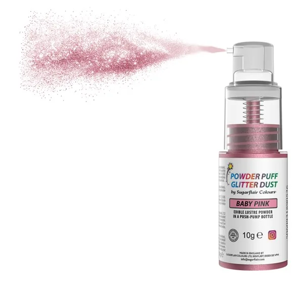 Glitter dust svjetlucavi prah, baby pink, 10 g - Slika 3