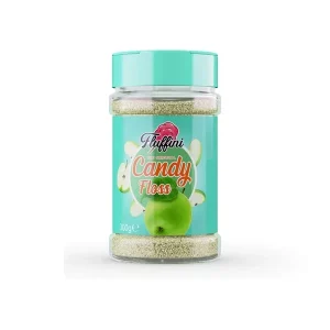 Aromatizirani šećer za šećernu vunu, zelena jabuka, 300 g