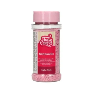 Šećerne perlice, svijetlo roza, 80 g
