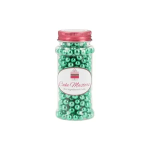 Šećerne perlice, metalik zelene, 80 g