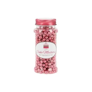 Šećerne perlice, metalik roza, 80 g