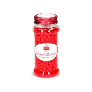 Šećerne perlice, crvene, 60 g