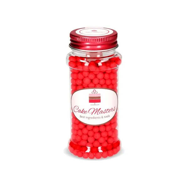 Šećerne perlice, crvene, 60 g