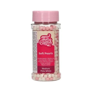 Šećerne perlice, roza bijele, 60 g
