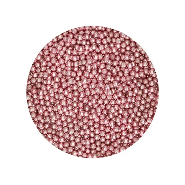 Šećerne perlice, metalik roza, 80 g - Slika 2