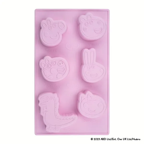 Peppa Pig, silikonski kalup za mini kolačiće