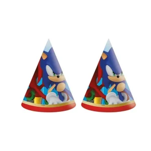 Party kapice SONIC Super jež, 6 kom