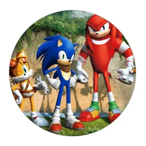 Jestiva pokrivka, okrugla, Sonic super jež