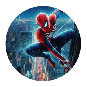 Jestiva pokrivka, okrugla, Spiderman