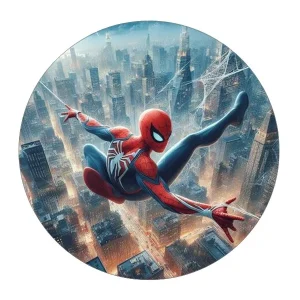 Jestiva pokrivka, okrugla, Spiderman