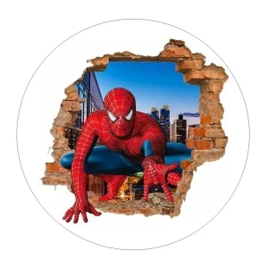 Jestiva pokrivka, okrugla, Spiderman - šećerni papir Ø 29 cm