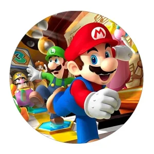 Jestiva pokrivka, okrugla, Super Mario