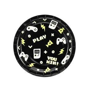 Tanjur Gamer party, 23 cm