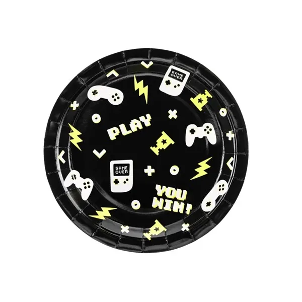 Tanjur Gamer party, 23 cm