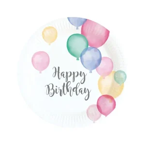 Rođendanski tanjur, Happy Birthday, 18 cm