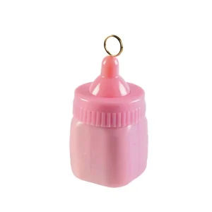 Uteg za balone Baby bočica, roza, 80 g