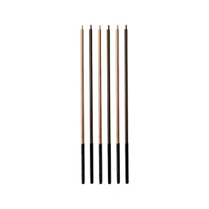 Visoke svjećice smeđe/bakrene, 17 cm