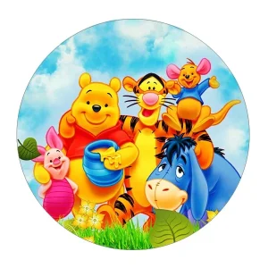 Jestiva pokrivka, okrugla, Winnie the Pooh