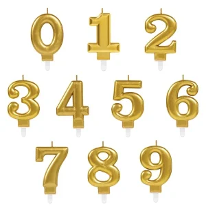 rodjendanska svijecica zlatna brojevi