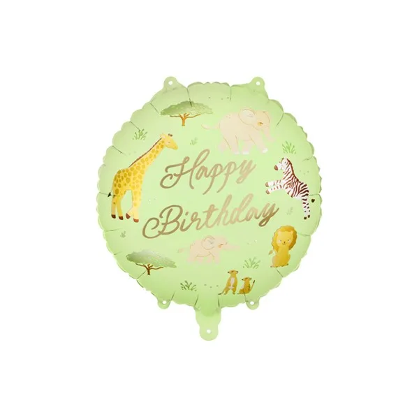 Folijski balon Happy Birthday, 35 cm