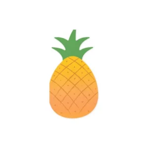 Party salvete Ananas, 18.5*10.2 cm