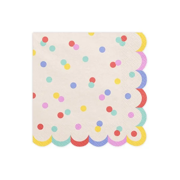 Party salvete Konfeti, 33*33 cm