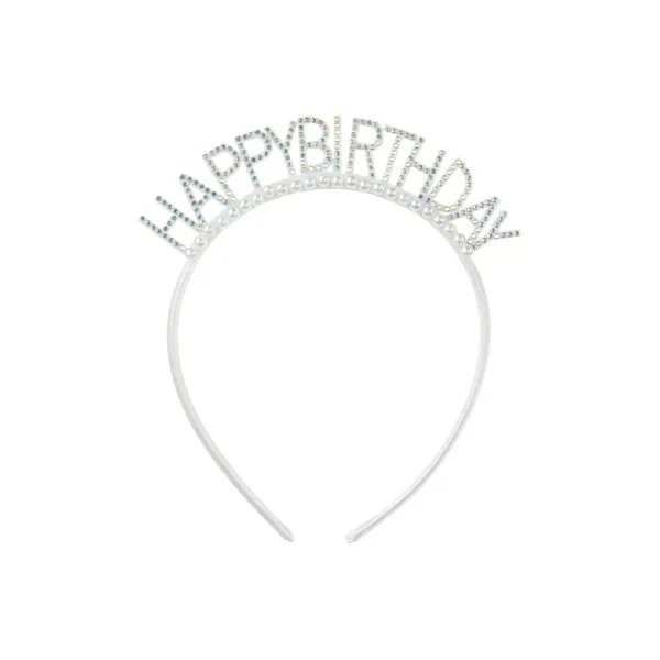 Rajf Happy Birthday, srebrni, 1 kom