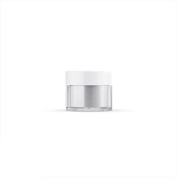 Shimmer nejestivi dust prah, srebrni, Dark Silver, 3.5 g E171 - Slika 2