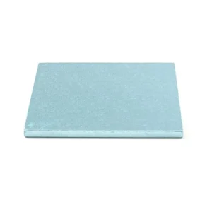 Cake board, četvrtasti, plavi, 25-35 cm