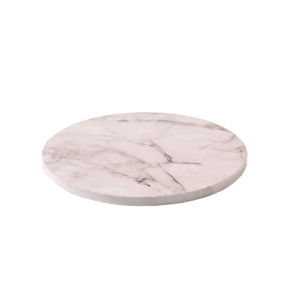 Cake board okrugli bijeli s mramornim efektom 36 cm