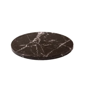 Cake board, okrugli, crni s mramornim efektom, 30 cm