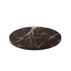 Cake board, okrugli, crni s mramornim efektom, 36 cm