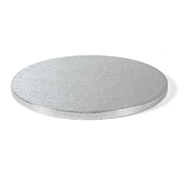 Cake board, okrugli, srebrni, 20-40 cm