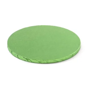 Cake board, okrugli, zeleni, 25-30 cm