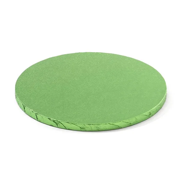 Cake board, okrugli, zeleni, 25-30 cm