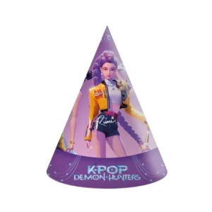 K-POP Demon Hunters party kapice – 6 kom