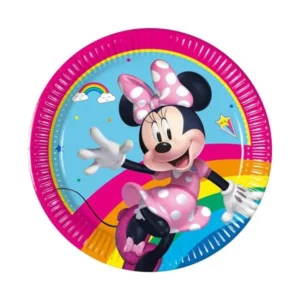 Minnie Mouse party tanjuri 23 cm – 8 kom