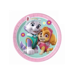 Paw Patrol party tanjuri Skye & Everest 20 cm – 8 kom
