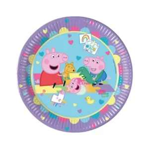 Peppa Pig party tanjuri 23 cm – 8 kom