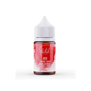 Prehrambena boja na vodenoj bazi crvena 30 g Fractal FlowAir