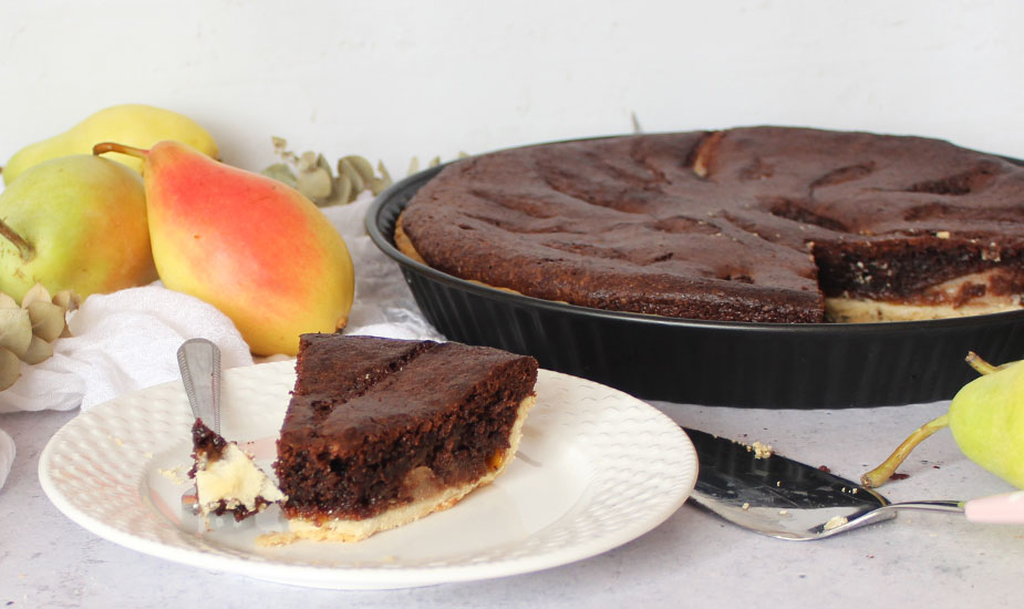 Image for: Čokoladni tart s kruškama