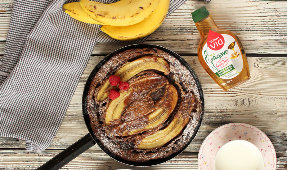 cokoladni clafoutis banana kolac 3